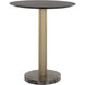 Monaco Gold / Grey Marble / Charcoal Grey Bar Table